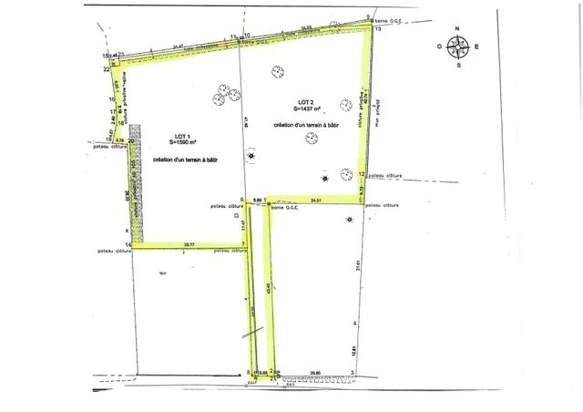 terrain à vendre - 3289.0 m2 - MENNEVAL - 27 - HAUTE-NORMANDIE - Century 21 Soluce Habitat